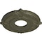 Ekena Millwork Attica Ceiling Medallion (Fits Canopies up to 3 1/2"), 12 3/4"OD x 4"ID x 1/2"P, Witch Hazel CM12ATWHF - alternate 4
